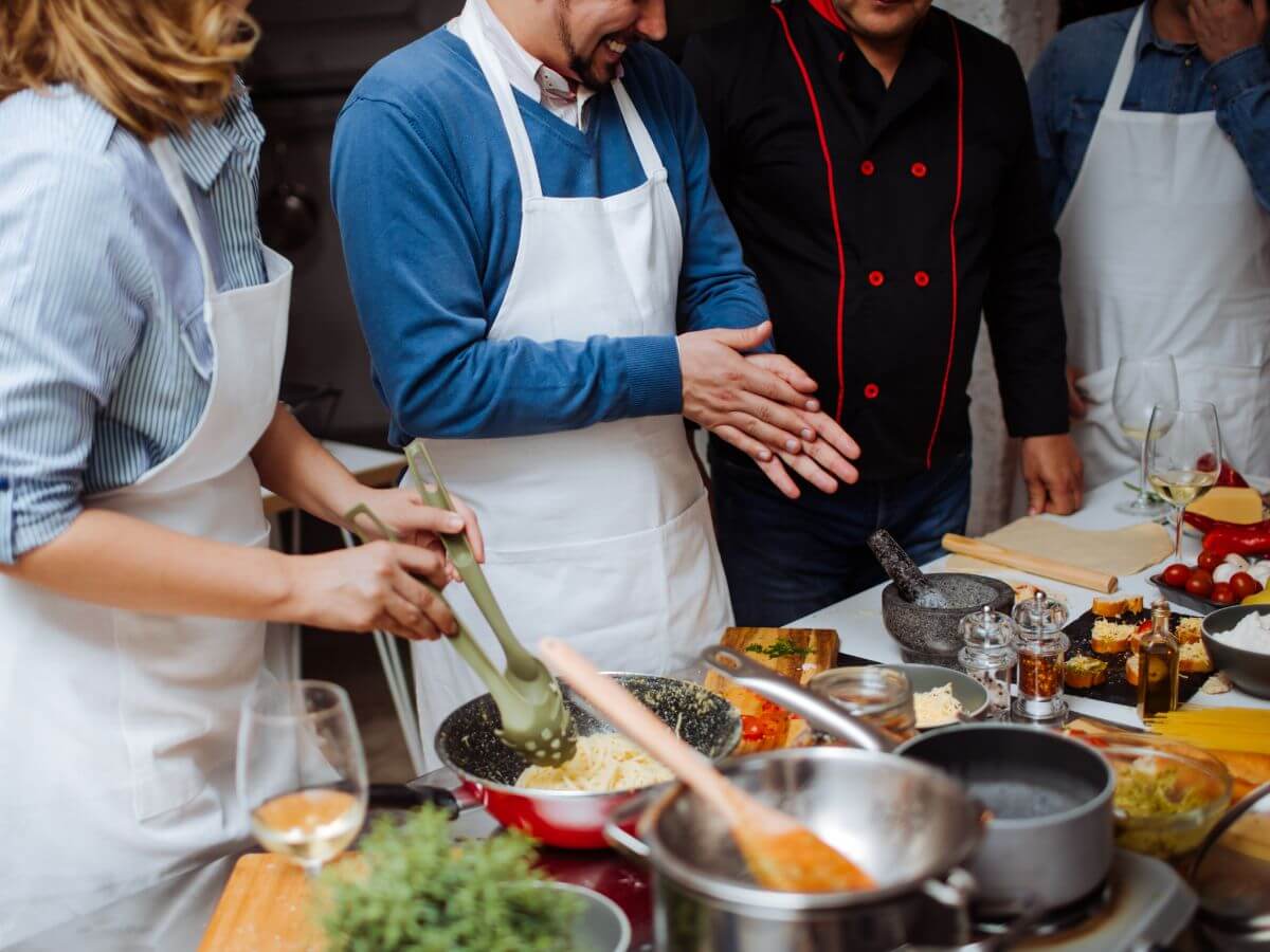 private cooking class with a celebrated local chef